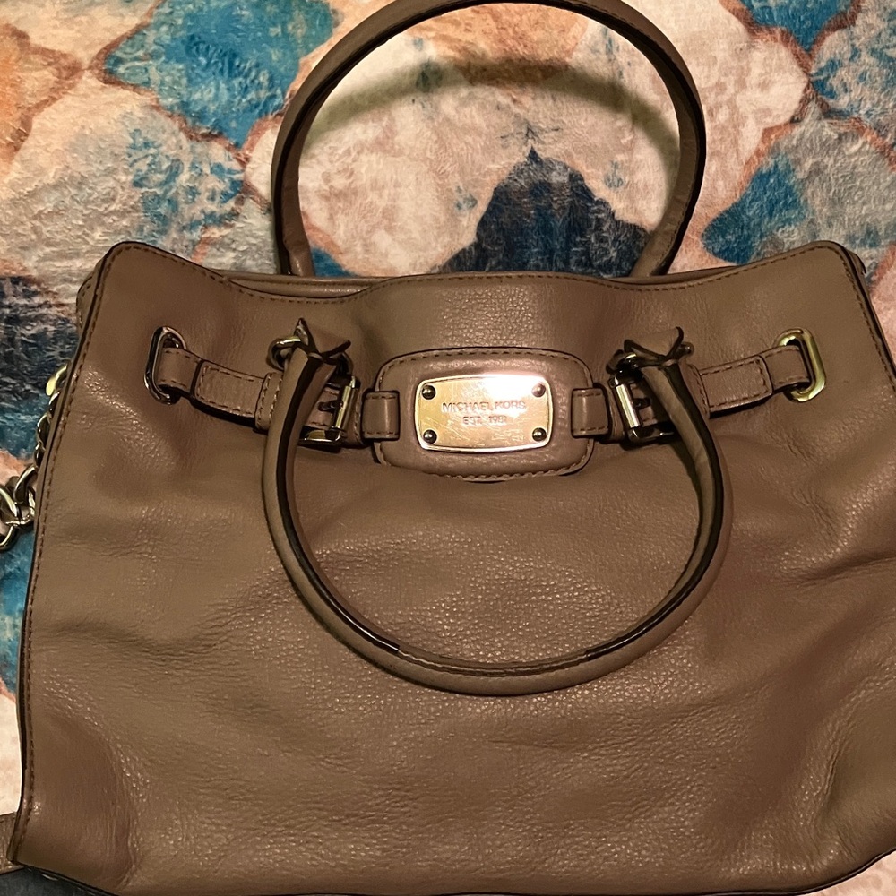 Michael Kors Tan Leather Satchel